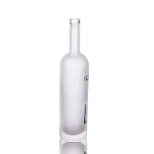 Food Grade Round Apricot Wine 70cl Glass Bottle Spirits Bottle 700ML