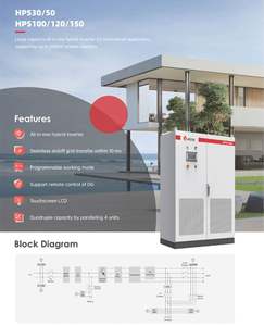 Microgrid industrial 300 kilovatios hora 500 kilovatios 1 megavatio sistema de generación de energía solar fuera de la red - Product Image 2
