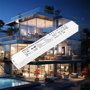 แหล่งจ่ายไฟสำหรับไฟ LED แบบหรี่แสงได้ 100W DALI-2 DT8 ป้องกันการกระพริบ 2 ช่องสัญญาณ 220-240V AC-DC 12V 24V IP20 CV PF>0.95 LED Driver - Product Image 4