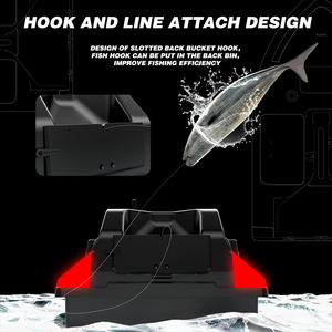 <span class=keywords><strong>Bateau</strong></span> de pêche Flytec V020 Beidou avec sonar GPS, télécommande 500M, vitesse fixe, 40 points, triple compartiment, réservoir 2KG - Product Image 4