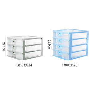 A4 Paper <strong>Storage</strong> Cabinet Multipurpose <strong>Storage</strong> <strong>3</strong> Layers Office Heavy Duty Stackable <strong>Plastic</strong> <strong>Drawers</strong> Organizer Desktop <strong>Storage</strong> - Product Image 6