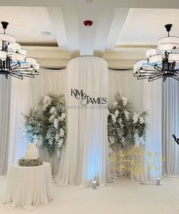 Nuevo 2026 Soporte Arqueado Metálico para Decoración <span class=keywords><strong>de</strong></span> Fondo <span class=keywords><strong>de</strong></span> Tela, para Decoración <span class=keywords><strong>de</strong></span> Escenarios al Aire Libre y Bodas, <span class=keywords><strong>Precio</strong></span> Mayorista - Product Image 5