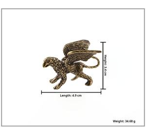 Prezzo di fabbrica antico gioco Griffin ornamenti in ottone fanno vecchi ornamenti in metallo artigianato. - Product Image 2