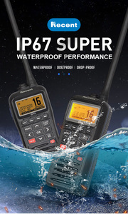 Radio marine VHF RS-38M récente, <span class=keywords><strong>GPS</strong></span>/DSC/<span class=keywords><strong>MOB</strong></span> intégrés, 5W, étanche IP67, 1500mAh, portée 5-8km, transceiver portable flottant CE - Product Image 5