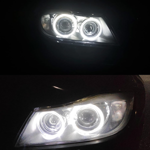 2Pcs 6000K Blanc 10W LED <span class=keywords><strong>Angel</strong></span> <span class=keywords><strong>Eyes</strong></span> Halo Ring Marker Bulbs Remplacement pour <span class=keywords><strong>BMW</strong></span> Série 3 <span class=keywords><strong>E90</strong></span> E91 05-08 Pre-facelift 2005-2008 - Product Image 6