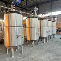 Cuve de Fermentation pour Champignons avec Contrôle de Température et Système d'Aération par Mélange pour la Culture de Mycélium Liquide