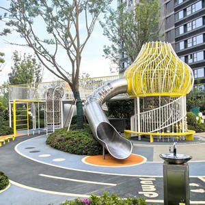 Berletyex Balançoire Ensembles Aire De Jeux En Plein Air Enfants Dinosaures Toddler Jouets Petit Parc Avion <span class=keywords><strong>Fitness</strong></span> Glissades Aire De Jeux En Plein Air - Product Image 3