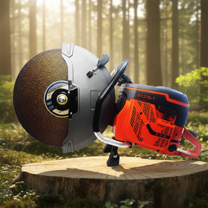 Sierra de Corte Portátil Toothless K1270 de 5.8kW y 115CC con Hoja de Diamante para Uso Agrícola y Forestal - Product Image 1