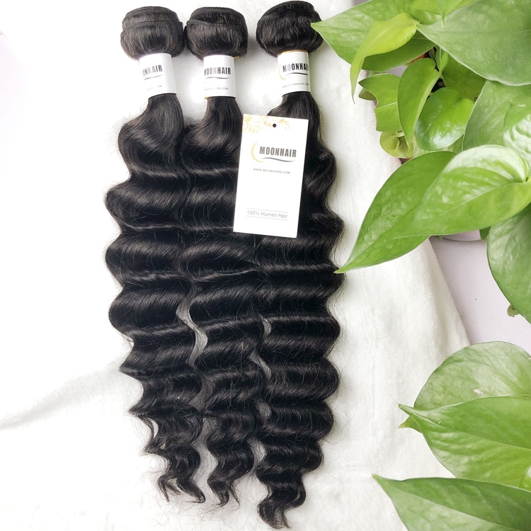 Best Quality Deep Wave 8-30 Inch Indian Virgin Remy Raw Hair Bundle 26 28 30 Inch Human Hair Extensions