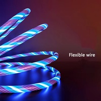 Nuevo Cable de Carga Rápida Tipo-C para Teléfono Móvil Android, Computadora, Impresora, Cable de Datos USB Tres en Uno, Conductores de Cobre Puro, 3A