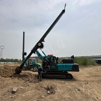 Foreuse rotative sur chenilles SDLQ LQR154 à tige carrée, 20 m, hydraulique, petite, multifonction, pour châssis de camion à hauteur limitée