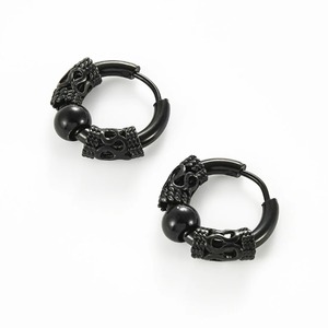 1 Paire de Boucles d'Oreilles Dragon Punk en Acier Inoxydable pour Hommes et Femmes, Classiques Argent et Noir, Style Hip Hop, Piercing, Bijoux Accessoires - Product Image 4