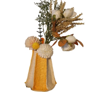 Handmade Traditional Eco-Friendly Loofah <b>Flower</b> Vases for Home Decoration Wholesale Table Vase Ornaments <b>Artificial</b> - Product Image 1