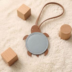 Blank PU Leather Turtle Luggage Tag Cute Turtle <b>Bag</b> <b>Charm</b> Pendant Durable Strap <b>Bag</b> Hanging <b>Charm</b> for Travelers Kids Women - Product Image 3
