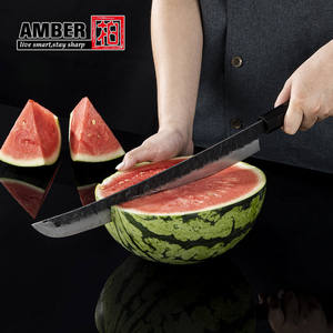 6 قطع مطرقة مزورة سان ماي الصلب الفاخرة ثمانية الأضلاع خشب الأبنوس قبضة اليدوية سان ماي الصلب 10Cr15CoMoV سكين - Product Image 3