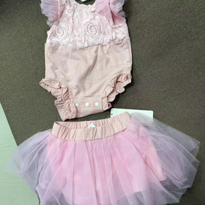 Conjunto de Ropa Formal para Niños, Pantalones Cortos de Mezclilla y Camisa <span class=keywords><strong>Polo</strong></span> de Marca, 2 Piezas, Trajes para Niños, Ropa de Verano, Excedentes de Producción - Product Image 1