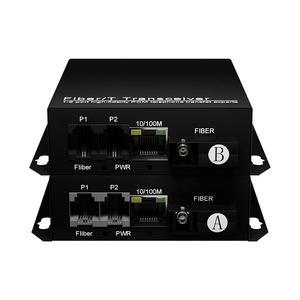 1 <span class=keywords><strong>2</strong></span> kênh RJ11 điện thoại qua cáp Quang Phương tiện truyền thông chuyển đổi PCM giọng nói để thu phát sợi quang với 100M RJ45 cổng - Product Image 1