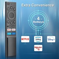 Control Remoto Universal para Samsung Smart TV, Control Remoto Infrarrojo Actualizado con Botones de Netflix, Prime Video y Rakuten TV