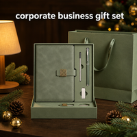 Coffret Cadeau d'Entreprise Élégant Personnalisé avec Logo : Carnet à Couverture Rigide et Stylo – Prêt à Expédier pour Achat d'Entreprise