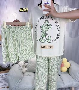 <span class=keywords><strong>Pigiama</strong></span> Estivo da <span class=keywords><strong>Donna</strong></span> a Prezzi Convenienti, Set 3 Pezzi con Pantaloncini e Maniche Corte, Motivo <span class=keywords><strong>Animale</strong></span>, Casual - Product Image 3