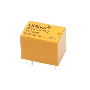 QIANJI JRC-21F(4100) PCBリレーdc12v 1aミニカスタマイズ自動電圧制御PCBリレー
