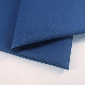 Disponibile Tessuto Twill TC 65/35 14x12 96x38 Blu <span class=keywords><strong>Postino</strong></span> per Uniformi da Lavoro - Product Image 1