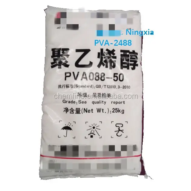 PVA 2488 كحول البولي فينيل 088-50 CAS 9002-89-5