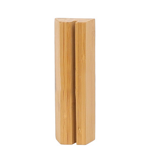 Porta menús minimalista moderno de bambú y madera para cafeterías y restaurantes, tarjeta de pedidos de bambú, tarjeta de vinos, soporte para menús, personalizable. - Product Image 2