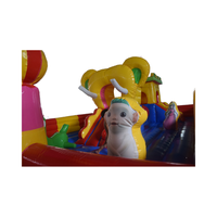 Château gonflable géant à l'effigie d'un tigre, best-seller, avec toboggan, respectueux de l'environnement, équipement de terrain de jeu extérieur pour enfants