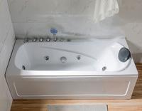 Baignoire de massage intérieure pour adultes CE Italie, petite baignoire économique pour une personne, jet de surf, bulles, bain à remous, vasca da bagno