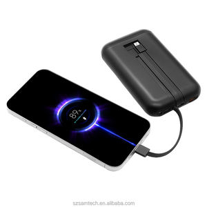 Chargeur portable et <span class=keywords><strong>écouteur</strong></span>s 2-en-1, batterie externe 5000 mAh, <span class=keywords><strong>écouteur</strong></span>s stéréo sans fil intégrés <span class=keywords><strong>avec</strong></span> écran tactile intelligent - Product Image 4