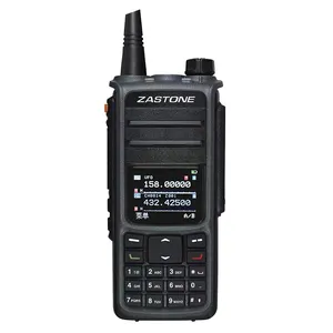 IP67 ZASTONE UV008 디지털 듀얼 밴드 양방향 라디오 GPS 10W 듀얼 타임 슬롯 136-174MHZ 350-480MHZ DMR 무전기 라디오