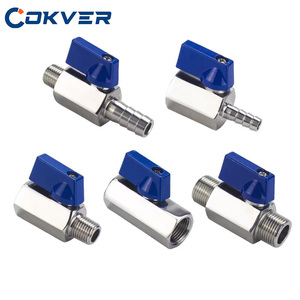 <strong>Mini</strong> SS304 Female Male Threaded End Manual 1/4" 1/8" Stainless Steel <strong>Ball</strong> <strong>Valve</strong> - Product Image 3