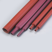 Tube thermorétractable en caoutchouc silicone - Résistant aux hautes températures, gaine de terminaison de câble, rapport de rétraction 2:1, paroi mince, certifié CE