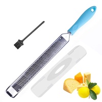 Rallador multifuncional de acero inoxidable para cocina, rallador Manual de limón y queso y verduras