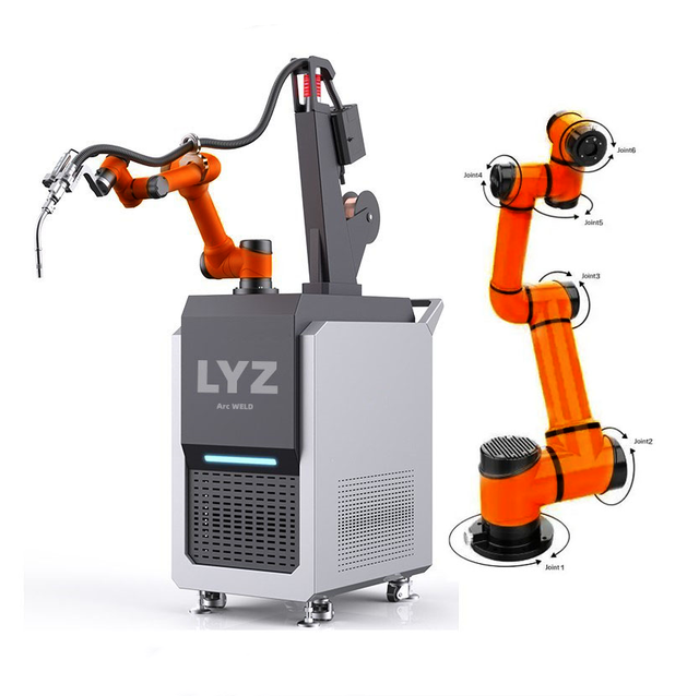 Dragging Automatic Programming Cobot Robot Arm New Condition with PLC Components for Payload Handling Collaborative Welding