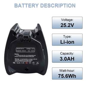 Batterie de remplacement pour aspirateur de haute qualité, Lithium-ion 25,2V 2500mAh, compatible avec les modèles Triflex HX1HX1 Facelift, HX2, Soml0, vente en gros - Product Image 3