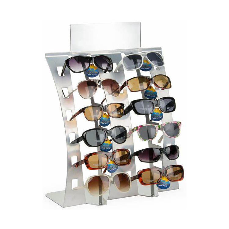 Customized Rolling Acrylic Sunglasses Display Cabinet