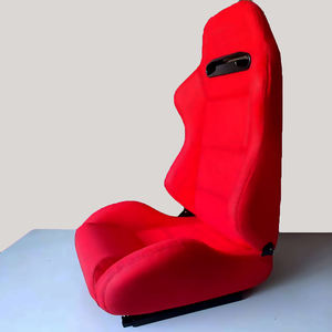 Asientos Deportivos Ajustables Mico4 LO03 <span class=keywords><strong>de</strong></span> Terciopelo y Cuero con Ajustador para Autos Modificados - Product Image 2