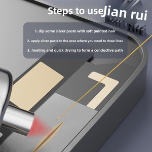 Pasta Conduttiva Nano-Argento Lanrui <span class=keywords><strong>J9</strong></span> per Riparazione Schermi di Telefoni Cellulari - Ripristina Circuiti Flessibili Danneggiati da Acqua e Ingiallimento - Product Image 6