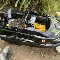 Bateau à appâts GPS Vulcan avec télécommande, portée de 500 m, capacité de charge de 3 kg, matériau ABS, fibre de carbone, batterie 5000 mAh pour la pêche à la carpe