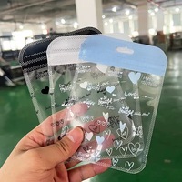 Nouvelle conception de pochette en plastique imprimée pour l'emballage d'accessoires cadeaux