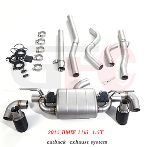ระบบท่อไอเสียวาลว์โทรนิคสำหรับ BMW 116i 1.5T B38 ปี 2015 แบบ Catback พร้อมปลายท่อคู่ - Product Image 6