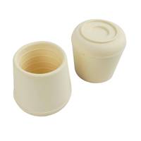 Embout de pied en caoutchouc non marquant de 1-1/4 pouce, blanc |   Protection contre les rayures au sol pour chaises et tabourets |   Protection des sols et des surfaces
