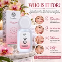 Sérum Visage Raffermissant Anti-Âge et Lissant Rides à base de Peptides Micro-encapsulés PDRN d'ADN de Saumon Sauvage Fermenté, Hydratant et Réparateur
