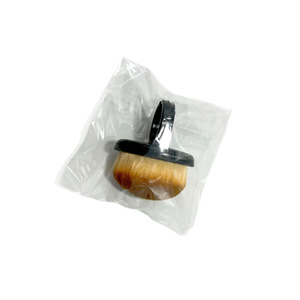 Brosse à poils doux pour dépoussiérer les ongles, ovale, en nylon, avec boucle pour le doigt, pour manucure, prétraitement, nettoyage, salon, dépoussiérage des ongles - Product Image 5