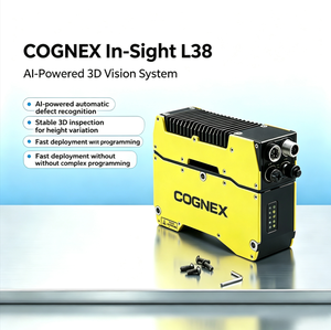 ระบบตรวจจับภาพสามมิติ Cognex In-sight L38 Ai รุ่นดั้งเดิม สำหรับการตรวจสอบข้อบกพร่อง, OCR, การตรวจจับตำแหน่งลูกบอลบัดกรีและชิ้นส่วนต่างๆ ระดับต่ำ - Product Image 4