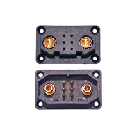 Connecteur hybride d'alimentation et de signal 2+6 broches 60A, broches plaquées or, pour avion RC, bateau RC, véhicule RC, prise de batterie mâle-femelle, paire de connecteurs