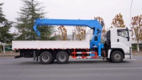 Camion grue télescopique 16T ISUZU 6x4, grue mobile montée sur camion