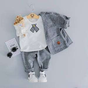 Conjunto de Ropa Formal para Bebé Niño, Traje de Caballero con Lazo, Ropa para Niños Pequeños, Traje de Cumpleaños, Ropa Escolar - Product Image 3